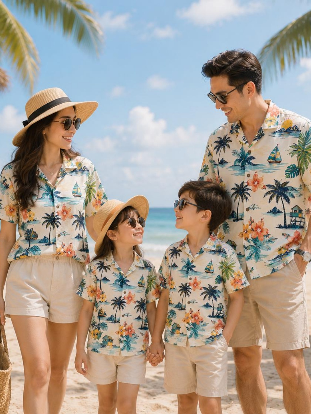 Plant Parent Shirt - Summer Hawaiian Children's Shirt Tropical Plants