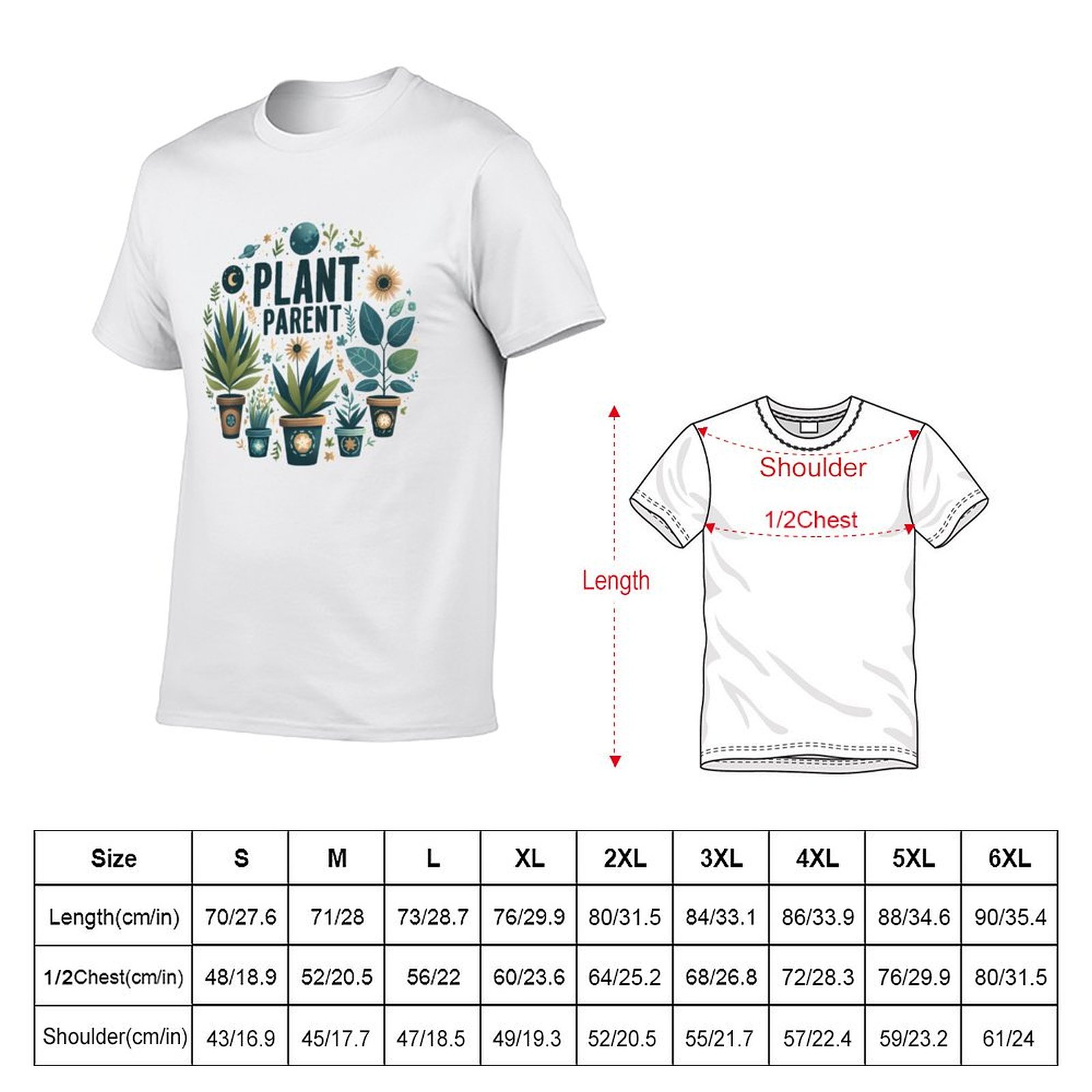 Plant parent T-Shirt Plus Size - đánh giá và giá Plant Parent Shirt