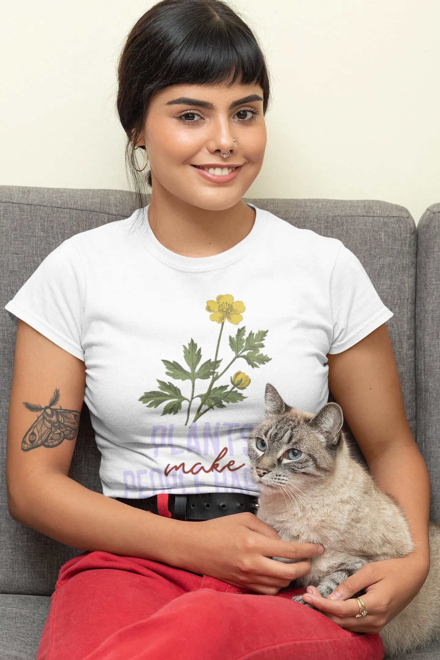 Plants Make People Happy Inspi - đánh giá và giá Plant Parent Shirt